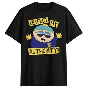 South Park "Respect My Authority!" Cartman Graphic T‑Shirt — Large